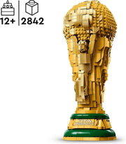 View Editions Trofeo Oficial de la Copa Mundial de la FIFA - Trofeo de Juguete - Maqueta 3D con Minifigura Coleccionable - Regalo de Fútbol para Niños y image 2