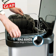 View 20 Gallon Stainless Steel Step Trash Can, Large Kitchen Garbage Bin with Odor Control image 6