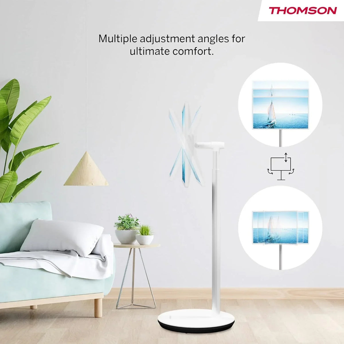 THOMSON 32 Pulgadas (81 cm) Go TV, Televisor Android Portátil – HD Ready (1366x768), Control por Voz, Bluetooth 5.1, Wi-Fi, Función de Punto de Acceso
