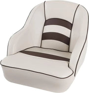 View Bucket Pontoon Boat Seat (White/Blue) image 2