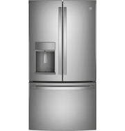 View 2025 Refrigerador French Door GE Profile Series ENERGY STAR de 27.7 pies cúbicos, resistente a huellas dactilares, con llenado automático manos libres image 2