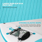 View FunWater 10 ft 6 in Inflatable Stand Up Paddle Board Set – Sky Blue image 4