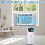 View Window Air Conditioner With Reusable Filter & Controls, 6000 BTU 115V~, Suitable for 250 Sq.Ft image 3