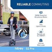 View Hiboy S2 MAX Electric Scooter – 65 km Range image 2