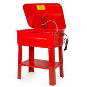 View 20-Gallon Parts Washer, Heavy-Duty Cleaning Tank with General-Purpose Solvent Pump, Automotive Parts Cleaning Machine image 1