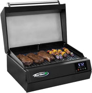 View Electric Barbecue Grill | Compact design, quick preheating, digital temperature control | High-power infrared outdoor barbecue and grilling function image 1