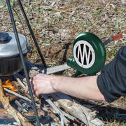 View Blower Popcorn Fan, Manual BBQ Forge Air Blower with Hand Crank for Camping Picnic Outdoor - 80W-350W(150W) image 4
