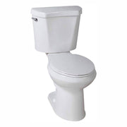 View 2-Piece 1.28 GPF High-Efficiency Single-Flush Elongated Toilet, White image 1