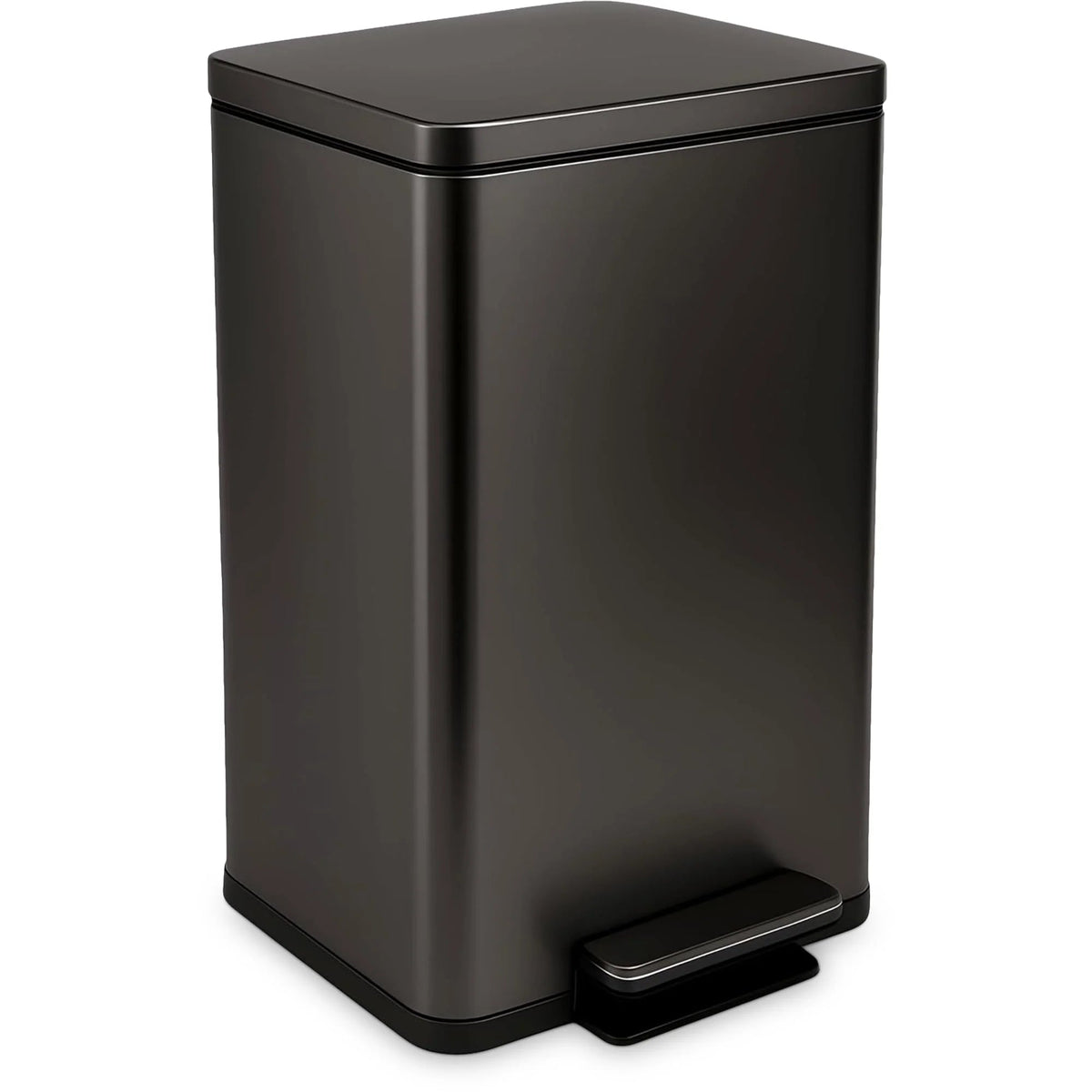 13.2 Gallon Step Trash Can, Hands-Free Kitchen Garbage Bin with Odor Control