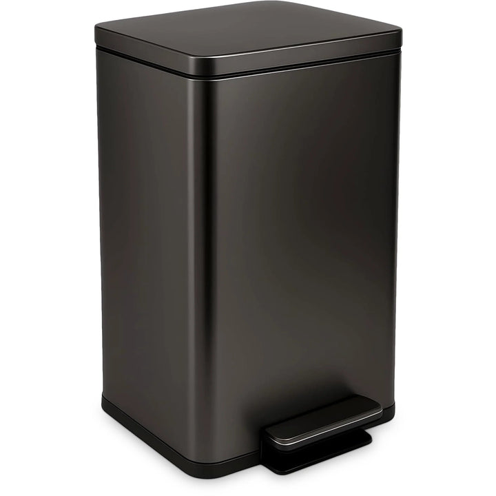 13.2 Gallon Step Trash Can, Hands-Free Kitchen Garbage Bin with Odor Control