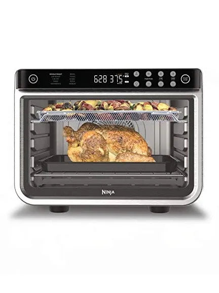10-in-1 Digital Countertop Convection Toaster Oven with Air Fry, Dehydrate and Reheat, 1800W, Stainless Steel, Silver