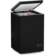 View 3.5 Cu. Ft. Chest Freezer with 2 Removable Baskets and 7 Temperature Settings, Black image 1