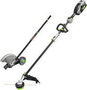 View Multi-Head Combo Kit 16-Inch 56-Volt Carbon Fiber String Trimmer with POWERLOAD™ & 8-Inch Carbon Fiber Edger Attachment & 56-Volt Power Head, 4.0Ah Battery and 320W Charger Included image 2