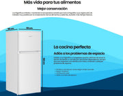 View Frigorifico Dos Puertas Infiniton FG-151D12BEV, 151 Litros, 122 cm de Altura, Ancho de 50 cm, Ciclico, LED Interior, Regulación en altura, E, Blanco image 6