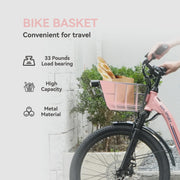 View 24 Inch Cruiser Electric Bike, E-Bike for Adults, Ebike with 36V 10.4AH Removable Battery, Step Through Ebike for Women Men,City Electric... image 3