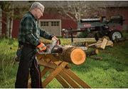 View 18-inch 15 Amp Self-Sharpening Corded Electric Chainsaw, with Integrated Self-Sharpening System (PowerSharp), 120V, Grey, Black image 2