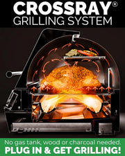 View Electric Barbecue Grill | Compact design, quick preheating, digital temperature control | High-power infrared outdoor barbecue and grilling function image 4