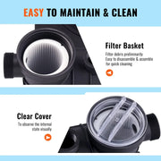 View 16" Swimming Pumps System & Filters Combo Set image 3