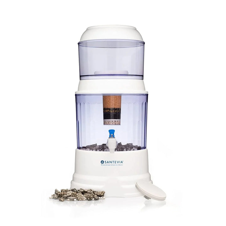 Counter-top type - Enhanced alkaline and fluoride filter | Household water filter that makes water alkaline and adds minerals | Chlorine and fluoride filter