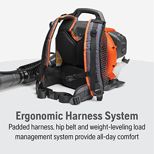 51cc Gas Backpack Leaf Blower, 2.16 HP, 765 CFM, 270 MPH, Ergonomic Design