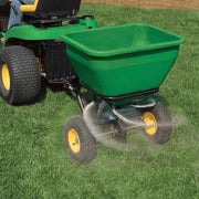 View 175 lb Tow-Behind Broadcast Spreader, Rustproof Poly Hopper, Universal Fit image 2