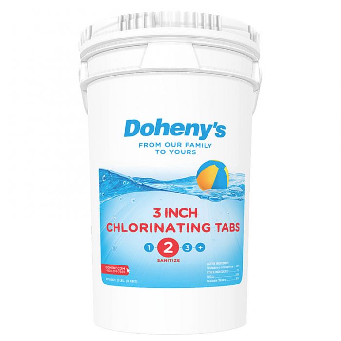 3-Inch Chlorine Tablets, 50 lb.