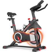 View ANCHEER Exercise Bike for Home,Heavy Duty Indoor Stationary Bike with Comfortable Seat Cushion,300lbs Max Weight Capacity,Home Gym Cardio Workout... image 1