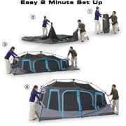 View 10-Person Dark Rest Instant Cabin Tent image 3