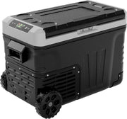 View EUHOMY 12 Volt Refrigerator, 37QT(35L) Electric Cooler, Portable Freezer 12V/24V DC 110-240V AC, 12V Fridge -4--~68--, 12V Cooler with Wheels & 2 Baskets for Travel, Truck, Boat, Camping image 2