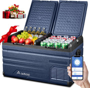 View AAOBOSI 72L Kompressor Kühlbox, Dual Zone, Camping Kühlschrank mit APP, -20°C bis 20°C, USB-Handy-Ladung, LED-Beleuchtung, 12/24V und 100-240V, image 1
