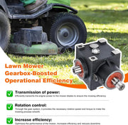 View Grass mower chassis gearbox, compatible with John Deere 425, 445, and 455 tractors, suitable for 48-inch, 54-inch, and 60-inch grass mower chassis, replaceable image 4