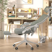 View Ergonomic Office Chair - Adjustable Lumbar & Headrest, 90-160° Reclining with Footrest, Breathable Mesh Back - Home Office/Gaming Computer Chair (Black, 300lbs Capacity) image 2