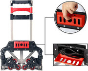 View Hand Cart-Home Small Trailer Luggage Cart Folding Trolley Car Outdoor Goods Shopping Trolley Cart Truck image 4