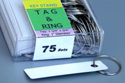 View Metal key rack, equipped with 75 metal hooks fixed by bolts image 3