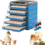 View Egg Incubator, 192/256/500 Egg Incubator, Poultry Hatcher Machine with Automatic Egg Turning, Temperature & Humidity Control and LED Screen, General Purpose Incubator for Chickens Ducks Birds,500 image 2