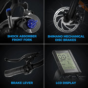 View Outdoor electric bike with 48V/15Ah lithium battery image 4