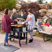 View 36-Inch 4-Burner Propane Gas Griddle with Flat Top and Side Stands image 4