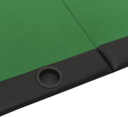 View Poker and game table - 10-person foldable poker table - Green - 206x106x75 cm, 32 kg - Green image 2