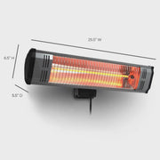 View Heat Storm Tradesman 1500-Watt Electric Outdoor Infrared Quartz Portable Space Heater with Wall/Ceiling Mount image 6
