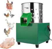 View Chicken Plucker, Poultry De-featherer with 110 Rubber Fingers, 60W High-Efficiency Hair Plucking, Stainless Steel, for Duck Goosey Farm image 1