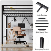 View Junior Loft Bed Twin Size, Heavy Duty Twin Bed Frame image 4