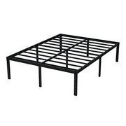 View EMODA Queen Bed Frame No Box Spring Needed 18 Inch Heavy Duty Metal Tall Platform Bed Frame image 2