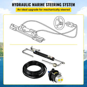 View Hydraulic Outboard Steering System Kit (90 horsepower) Accessories Kit (for marine use) Cylinder and Pipeline, Marine Hydraulic Pump, Outboard Steering Device, Ship Rudder Control Device image 3