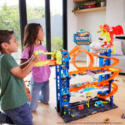 View Hot Wheels City Ultimate Garage Playset with 2 Die-Cast Cars, Storage for 50 Cars Child Age 4-8 image 2