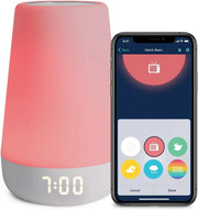 View Night light, enhanced wake-up reminder audio monitor, white noise soothing device, infant sleep training device, children's alarm clock, night light image 1