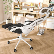View Ergonomic Office Chair - Adjustable Lumbar & Headrest, 90-160° Reclining with Footrest, Breathable Mesh Back - Home Office/Gaming Computer Chair (Black, 300lbs Capacity) image 3