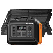 View OUPES 1800W 1488Wh Portable Power Station with 2x100W Solar Panel,Solar Generator for Outdoor Camping,Home Backup,Emergency,RV image 1