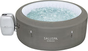 View 71 x 26-Inch Inflatable Hot Tub Spa for 2-4 Persons, Portable, with 2 Covers, Black image 3