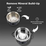 View 8.5 Qt Electric Stainless Steel Food Steamer image 3
