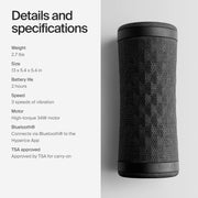 View High-intensity vibration foam roller - Relieves muscle tension - Suitable for recovery before and after training image 4